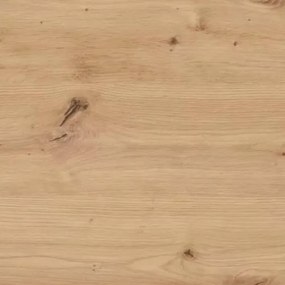 Jedálenský stôl Presto, dub artisan / čierna