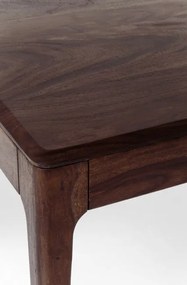 Stôl BROOKLYN 160 x 80 x 76 cm -  čiernohnedý orech