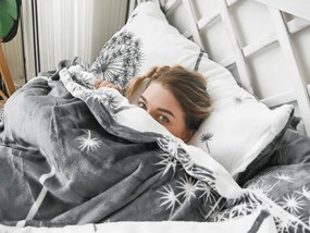 XPOSE® Mikroplyšové obliečky PÚPAVY DUO Exclusive - sivé/biele