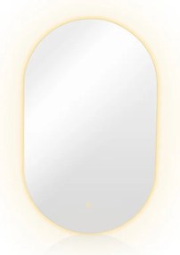 Noela Oválne zrkadlo s LED podsvietením OVELIA