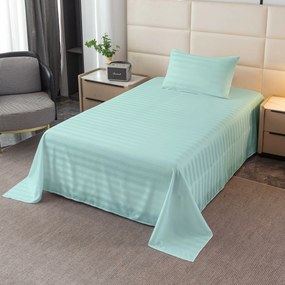 Hotelová plachta z mikrovlákna 140x240 cm a obliečka na vankúš 50x70 cm JASMINE, mentolová Typ zapínania: Hotelové vrecko