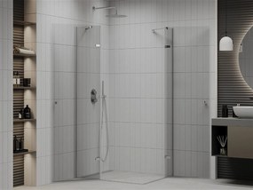 Mexen Roma DUO sprchovací kút 110x110 cm, priehľadný, chróm, 854-110-110-02-00