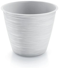 Prosperplast Kvetináč Furu I biely, varianta 14,7 cm