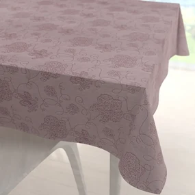 Biante Teflónový štvorcový obrus TF-077 Kvetované ornamenty na staroružovom 80x80 cm