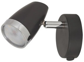 Rabalux KAREN 6512LED nástenné bodové svietidlo 1x4W | 280lm | 3000K | IP20 - čierna