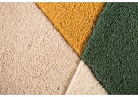 Flair Rugs koberce Ručne všívaný kusový koberec Illusion Prism Green/Multi kruh - 160x160 (priemer) kruh cm