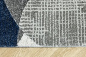 Koberec Kandy N390A sivý / modrý