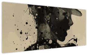 Obraz - Jazz woman (120x50 cm)