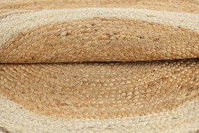 TA Koberec 1463 HNEDÁ OKRÚHLA JUTA Rozmer: 80x80 cm