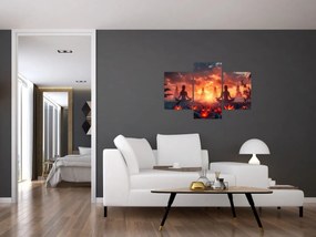 Obraz - Jóga v prírode (90x60 cm)