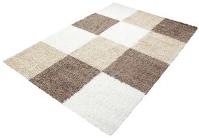 Koberce Breno Kusový koberec LIFE 1501 Mocca, hnedá, viacfarebná,80 x 150 cm