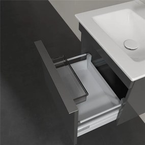 VILLEROY &amp; BOCH Venticello závesná skrinka pod umývadielko, 1 zásuvka, 466 x 425 x 420 mm, Glossy Grey, A93101FP