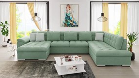 Rohová pohovka Tony s funkciou spania, Dostupné poťahy: Uttario Velvet 2954 + Uttario Velvet 2954 + Evo 29, Strana: Ľavá - U Mirjan24 5903211034824