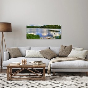 Obraz - Malebná dedina (120x50 cm)