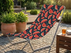 Skladacie plážové lehátko SAND MELON, farebné