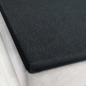 ŽAKÁROVÉ PRESTIERADLO TULIP04 175X220 CM GRAFITOVÉ