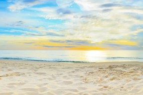 Samolepiaca fototapeta nádherná piesková pláž - 450x300