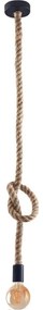 LED Luster na lanku ROPE 1xE27/8W/230V