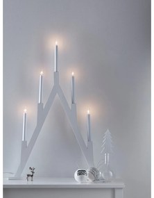 Biela vianočná svetelná dekorácia Bjurfors – Markslöjd