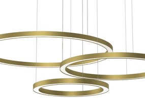 Závesné LED svietidlo Galaxia, 3x LED 85w, 3500k, g