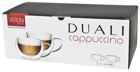 ADH Sada šálok 2ks Duali cappuccino 260ml