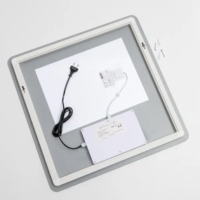 Brilagi - LED stmievateľné kúpeľňové vyhrievané zrkadlo s podsvietením DIANA LED/17W/230V 60x60 cm IP44