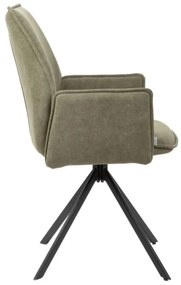 Otočná stolička LUGRO zelená 871738