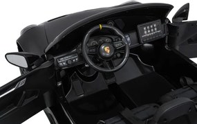 Elektrické autíčko Porsche 911 GT3 pretekárske čierne
