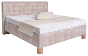 Čalúnená posteľ Victoria 180x200,béžová,pol.rošt,ÚP,bez matracov