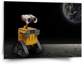 Sablio Obraz Wall-E robot Mesiac - 150x110 cm