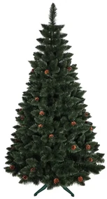 Vianočná borovica so šiškami 220 cm