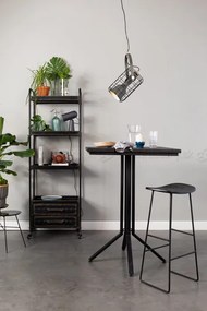 WL-Living Tangle barová a pultová stolička - Čierna, Barová