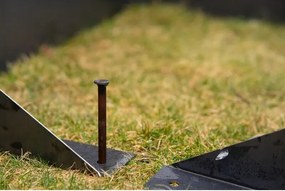 Alto Vyvýšený záhon 148 x 148 x 36 cm, corten CORGARDEN 1013