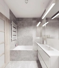 Terma Marlin 1185x530 vodný/elektrický radiátor Metallic Grey SX