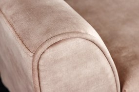 Krásna dizajnová lavica Scarlett 90 cm – v kombinácii béžového a kávového zamatu