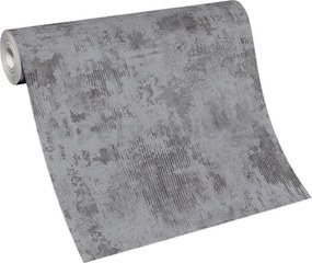 Vliesové tapety na stenu IMITATIONS 2 10238-15, rozmer 10,05 m x 0,53 m, industriálna stierka sivá, Erismann
