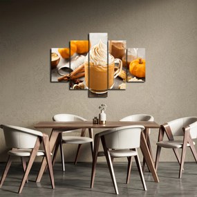 Obraz - Tekvicové latte (150x105 cm)