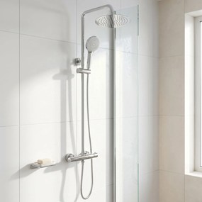Rea Lungo, sprchový set s termostatom, chrómová, Rea-P6735