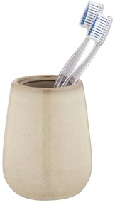 Béžový keramický téglik na zubné kefky Sirmione – Wenko