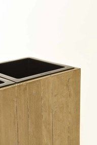 Drevený kvetináč ELEMENTO, drevo, šírka 90 cm, hnedá