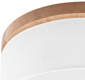 Brilagi - LED Stropné svietidlo BELLADONNA 2xE27/15W/230V pr. 40 cm biela/dub