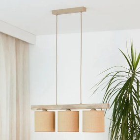 Brilagi - Luster na lanku FOREST 3xE27/15W/230V borovica/hnedá