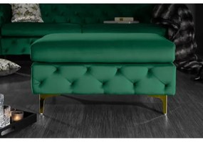 Taburetka 39611 Modern Barock Zamat Smaragdovozelená  - Komfort-nábytok