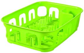 Odkapávač nádobí ESSENTIALS obdélník - zelený CURVER