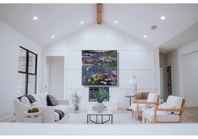 Reprodukcia obrazu Claude Monet - Water Lilies 3, 70 × 70 cm