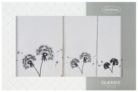 FROTÉ UTERÁK MOLI3 SADA 1KS 30X50 CM, 1KS 50X90 CM, 1KS 70X140 CM BIELA