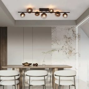 Brilagi - LED Prisadený luster MILLA 7xG9/3W/230V hnedá/dymová hnedá