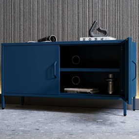 TV stolík na nožičkách ROSA, 1150 x 595 x 400 mm, Modern: tmavomodrá farba