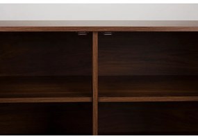 Hnedá komoda v dekore orecha 110x74x40 cm Stripes – White Label