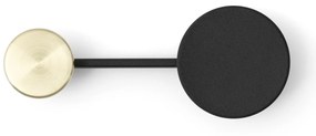 Audo Copenhagen Vešiak Afteroom Black/Brass – small